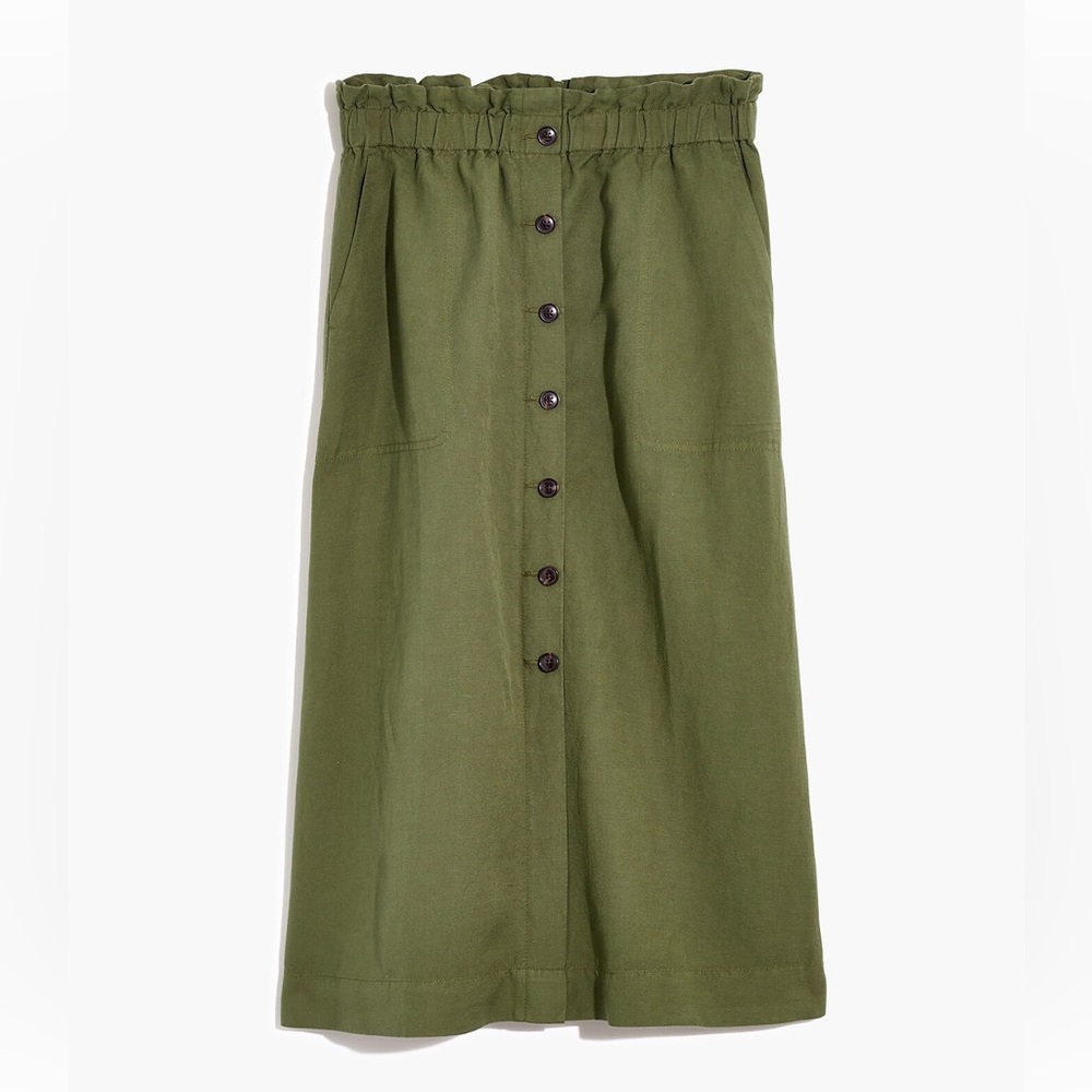Madewell midi cotton skirt, size xs